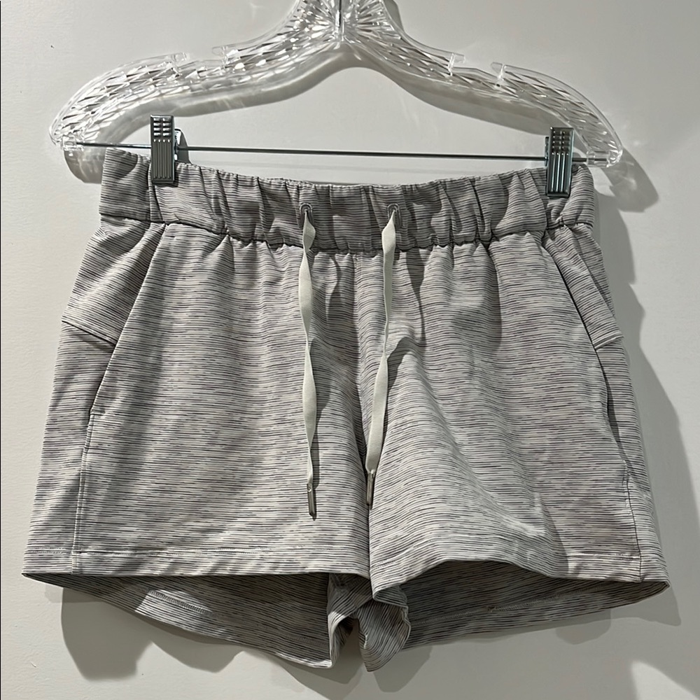lululemon athletica Light Gray Athletic Shorts